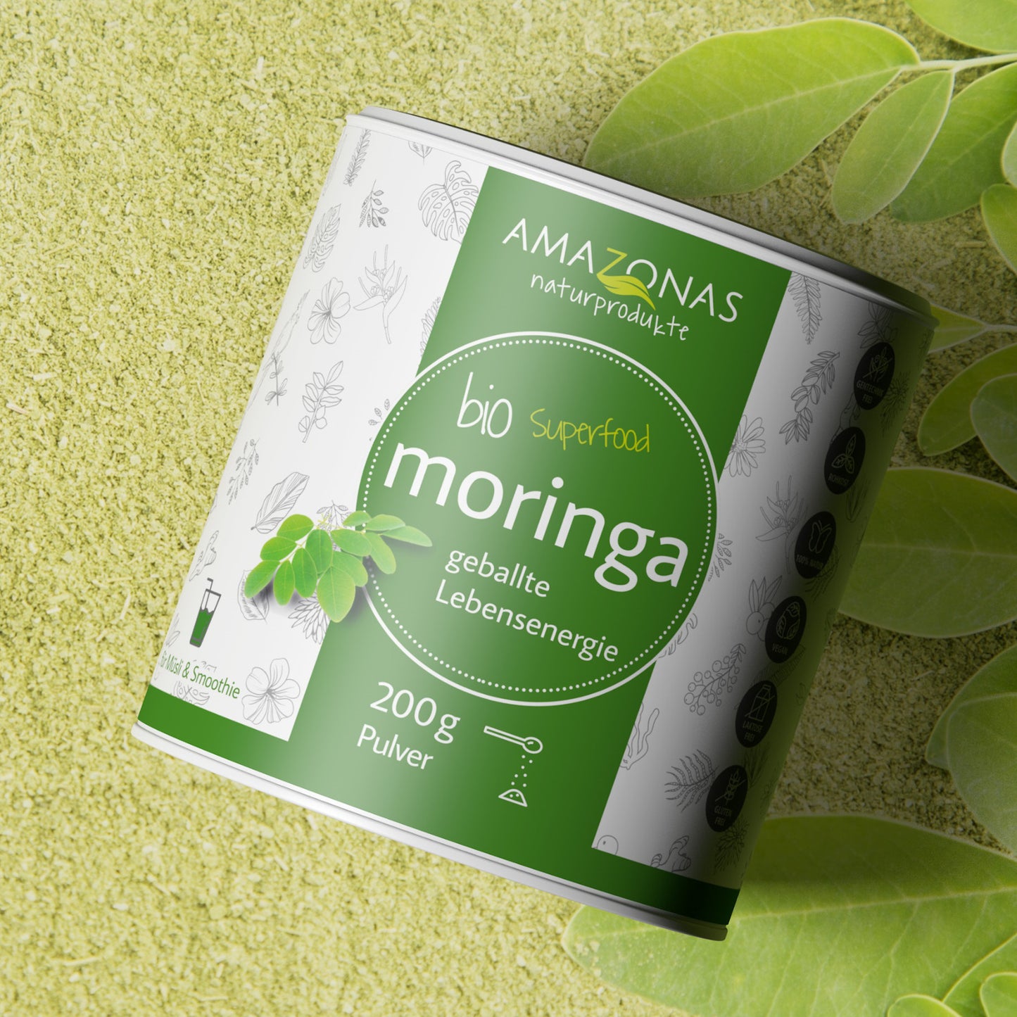 Moringa BIO Blattpulver