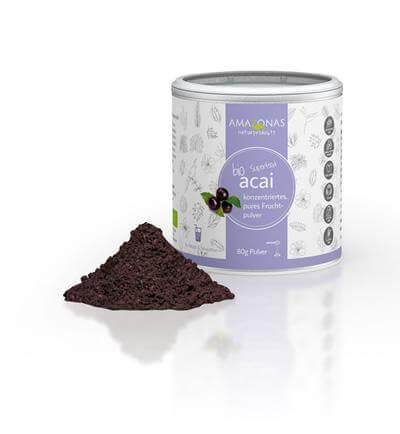 BIO Acai Pulver 80 g - Amazonas Naturprodukte Handels GmbH