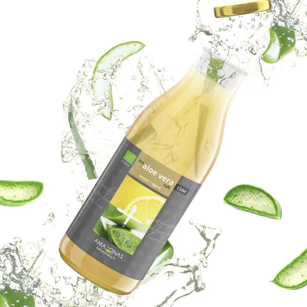 BIO Aloe Vera Saft Lemon + Agave - Amazonas Naturprodukte Handels GmbH