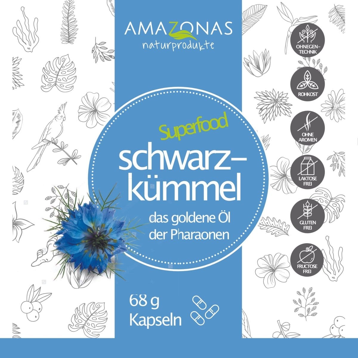 Schwarzkümmelöl Kapseln - Amazonas Naturprodukte Handels GmbH