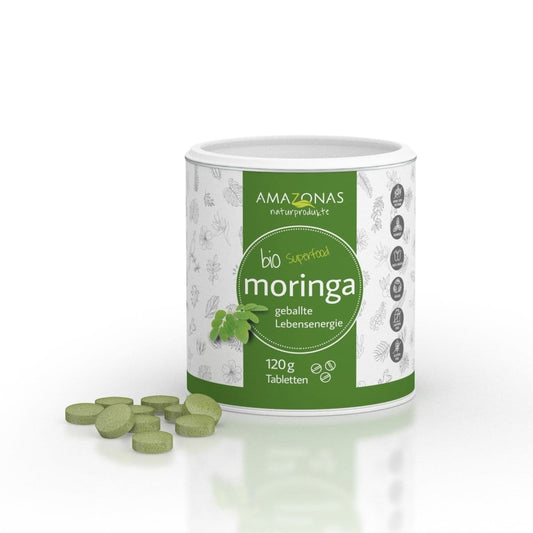 BIO Moringa Tabletten 120 g - Amazonas Naturprodukte Handels GmbH