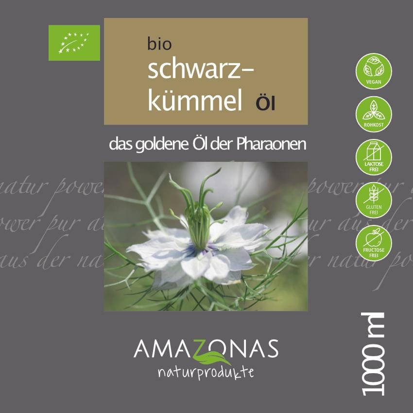 Bio Schwarzkümmelöl - Amazonas Naturprodukte Handels GmbH